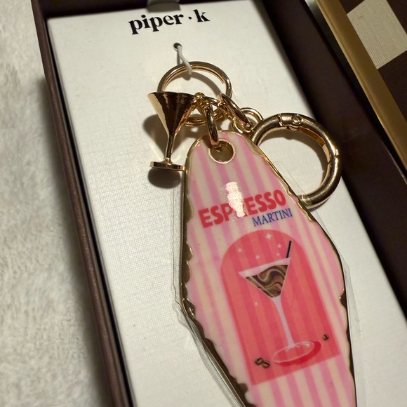 Piper K Espresso Martini Key Chain & Bag Charm - Picture 2 of 2